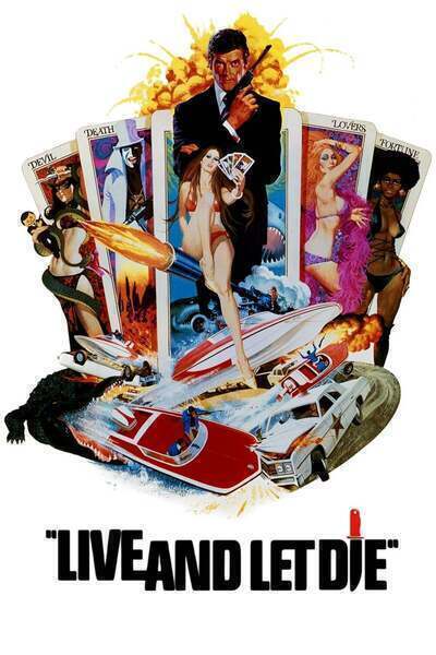 Live and Let Die Hindi Dubbed Movie Poster (1973)